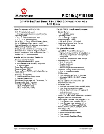  Datasheet Preview Page 1