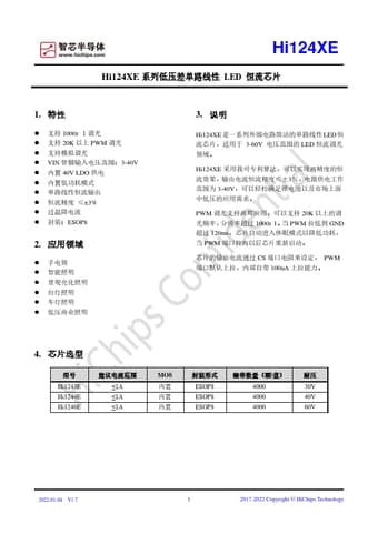  Datasheet Preview Page 1