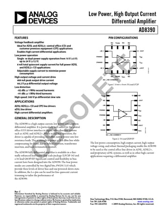  Datasheet Preview Page 1