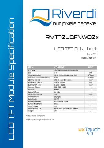  Datasheet Preview Page 1