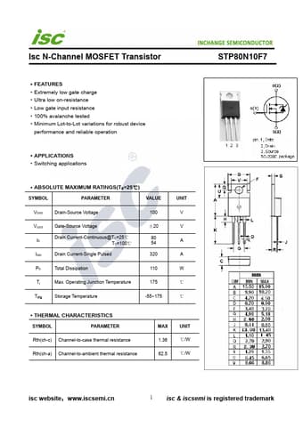  Datasheet Preview Page 1