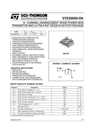  Datasheet Preview Page 1
