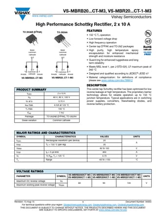  Datasheet Preview Page 1