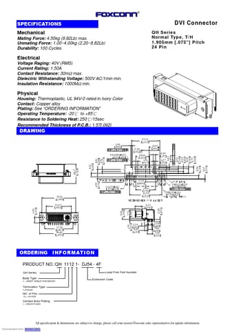  Datasheet Preview Page 1