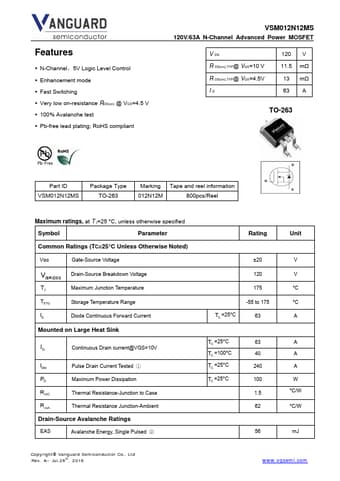  Datasheet Preview Page 1