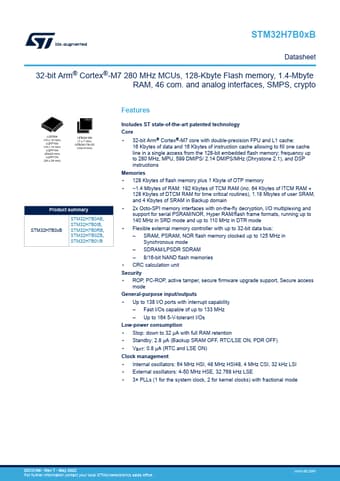  Datasheet Preview Page 1