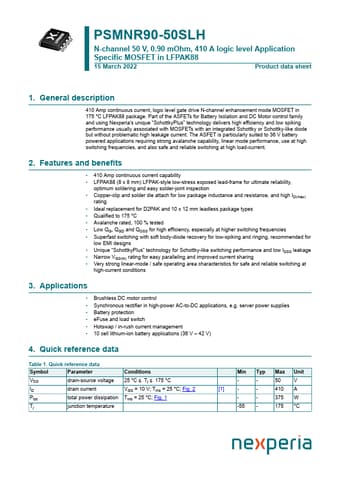  Datasheet Preview Page 1
