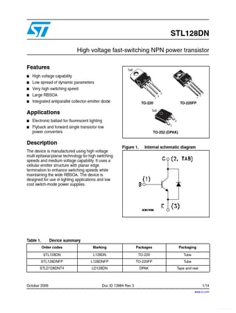  Datasheet Preview Page 1