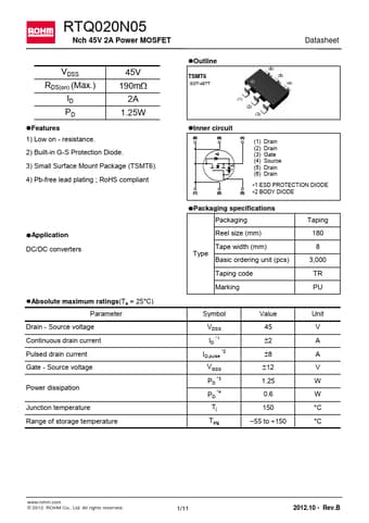  Datasheet Preview Page 1