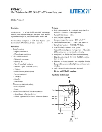  Datasheet Preview Page 1