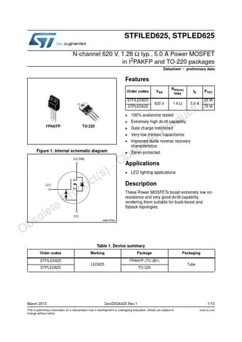  Datasheet Preview Page 1
