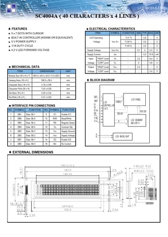  Datasheet Preview Page 1