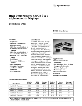  Datasheet Preview Page 1