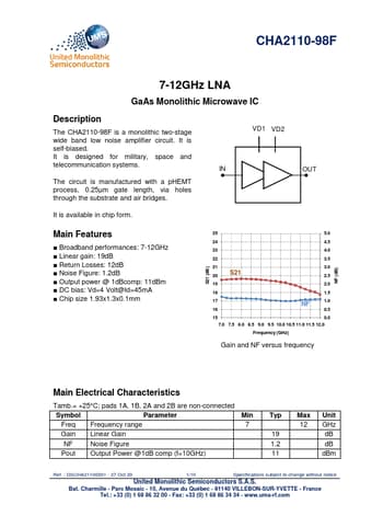  Datasheet Preview Page 1
