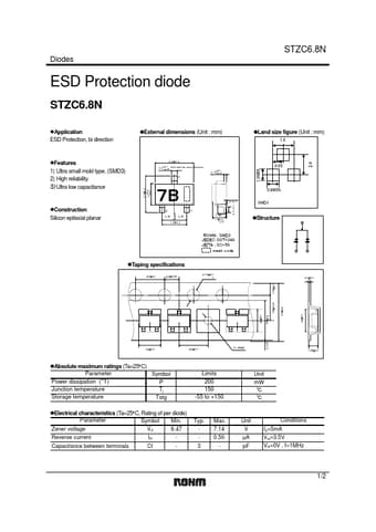  Datasheet Preview Page 1