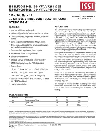  Datasheet Preview Page 1