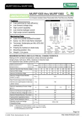  Datasheet Preview Page 1