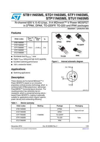 Datasheet Preview Page 1