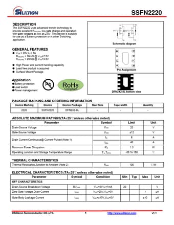  Datasheet Preview Page 1