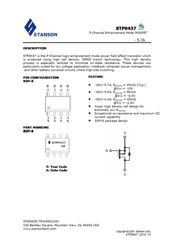  Datasheet Preview Page 1
