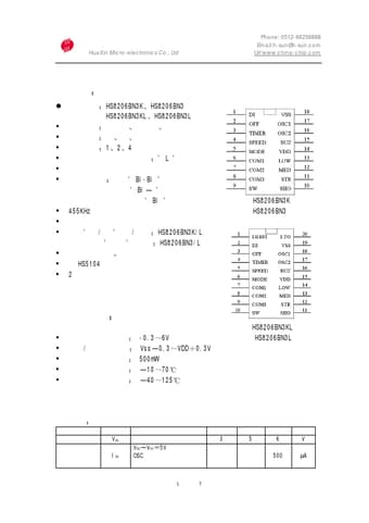  Datasheet Preview Page 1
