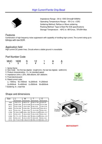  Datasheet Preview Page 1