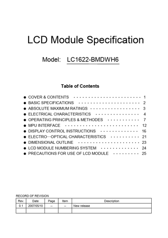  Datasheet Preview Page 1