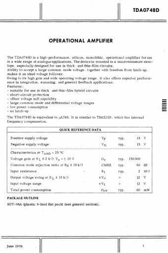  Datasheet Preview Page 1
