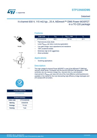  Datasheet Preview Page 1