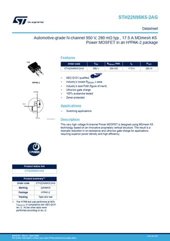  Datasheet Preview Page 1