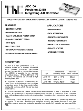  Datasheet Preview Page 1