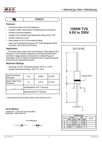  Datasheet Preview Page 1
