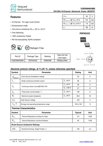  Datasheet Preview Page 1