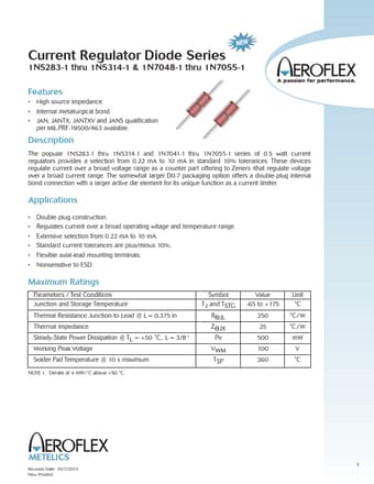  Datasheet Preview Page 1