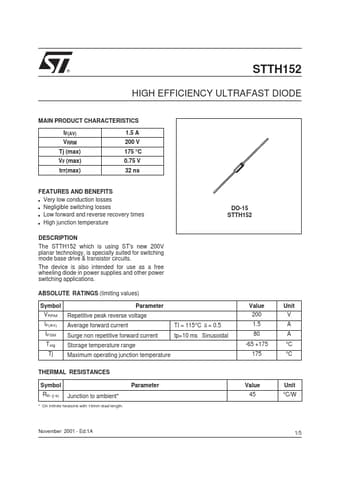  Datasheet Preview Page 1