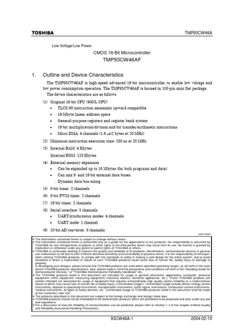  Datasheet Preview Page 1