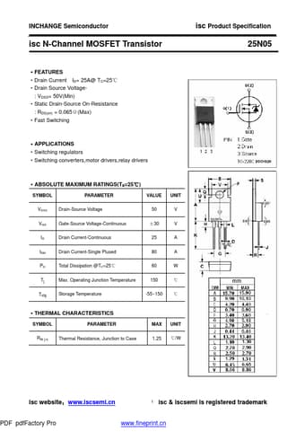  Datasheet Preview Page 1