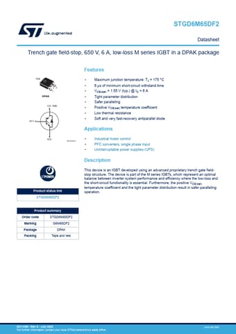  Datasheet Preview Page 1