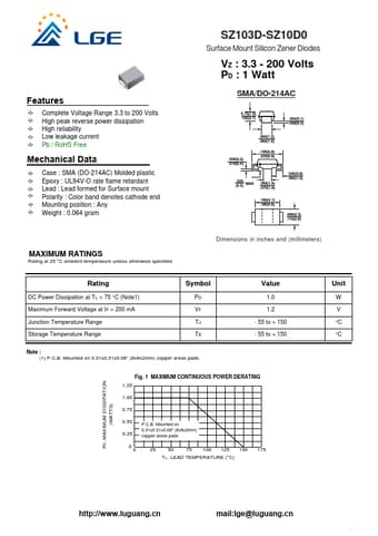  Datasheet Preview Page 1