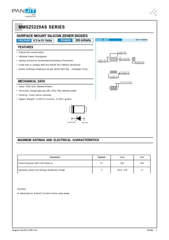  Datasheet Preview Page 1