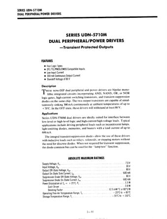  Datasheet Preview Page 1
