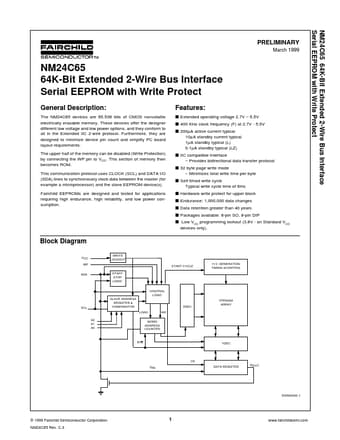  Datasheet Preview Page 1