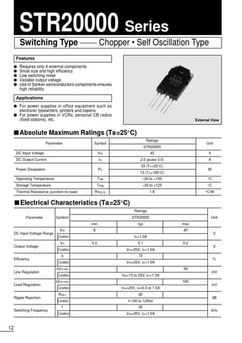 Datasheet Preview Page 1