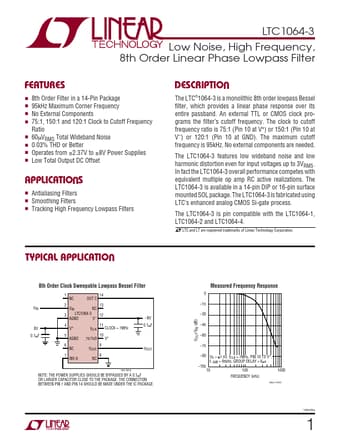  Datasheet Preview Page 1