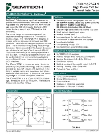  Datasheet Preview Page 1