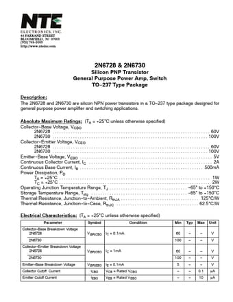  Datasheet Preview Page 1