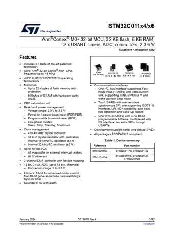  Datasheet Preview Page 1