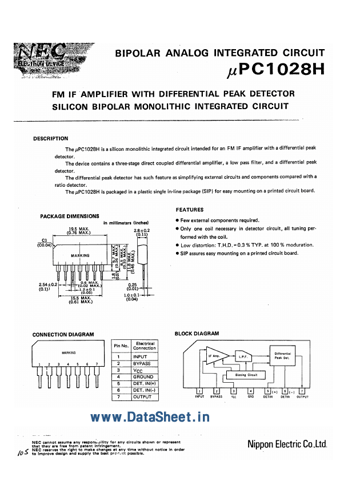  Datasheet Preview Page 1