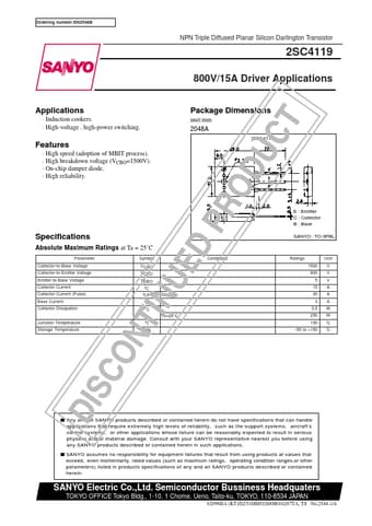  Datasheet Preview Page 1