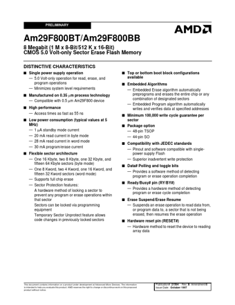  Datasheet Preview Page 1